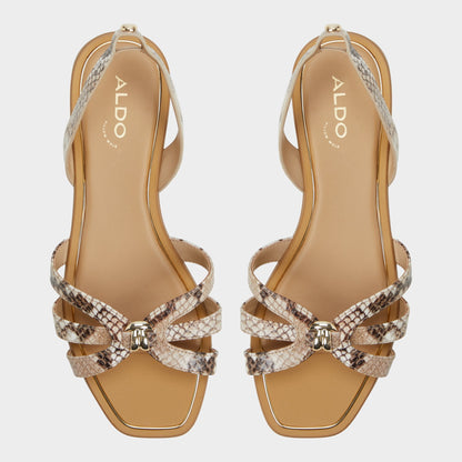 Marassita Brown Multi Women's Slingbacks - Flat sandal - Brown Multi