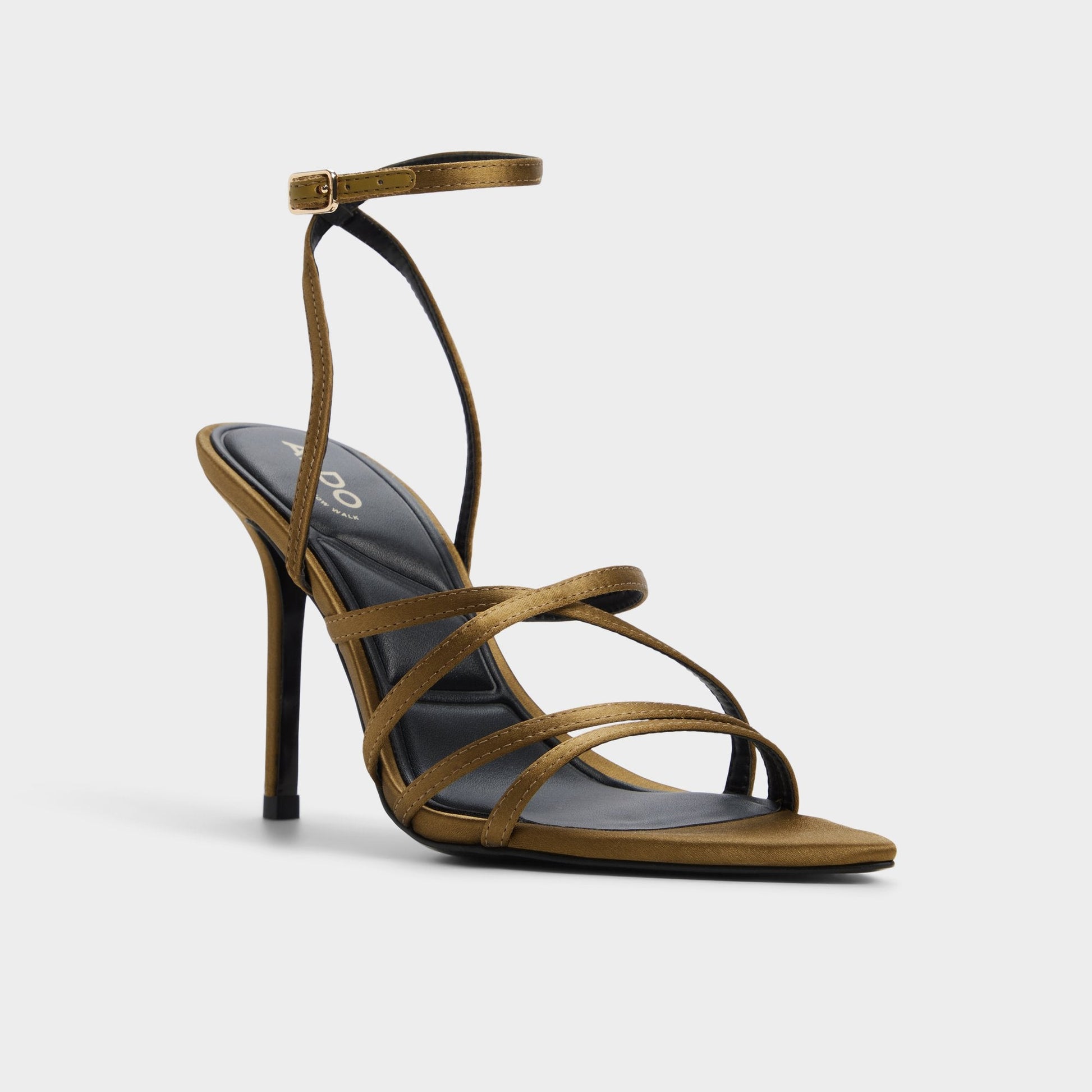 Solania Other Green Women's Strappy sandals - Strappy heeled sandal, Stiletto heel - Other Green