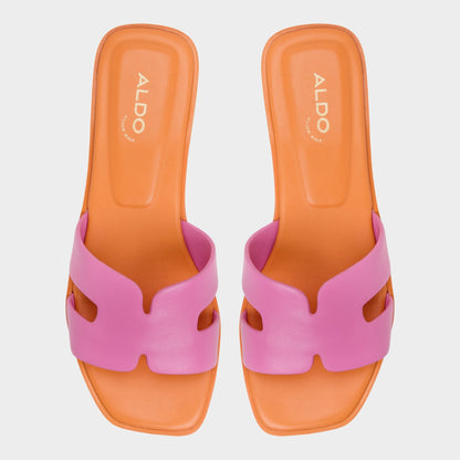 Itsandal Bright Pink Women's Flats - Slide sandal - Bright Pink