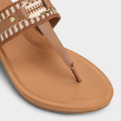 Taylen Medium Brown Women's Festival shoes accessories - T-strap sandal - Medium Brown