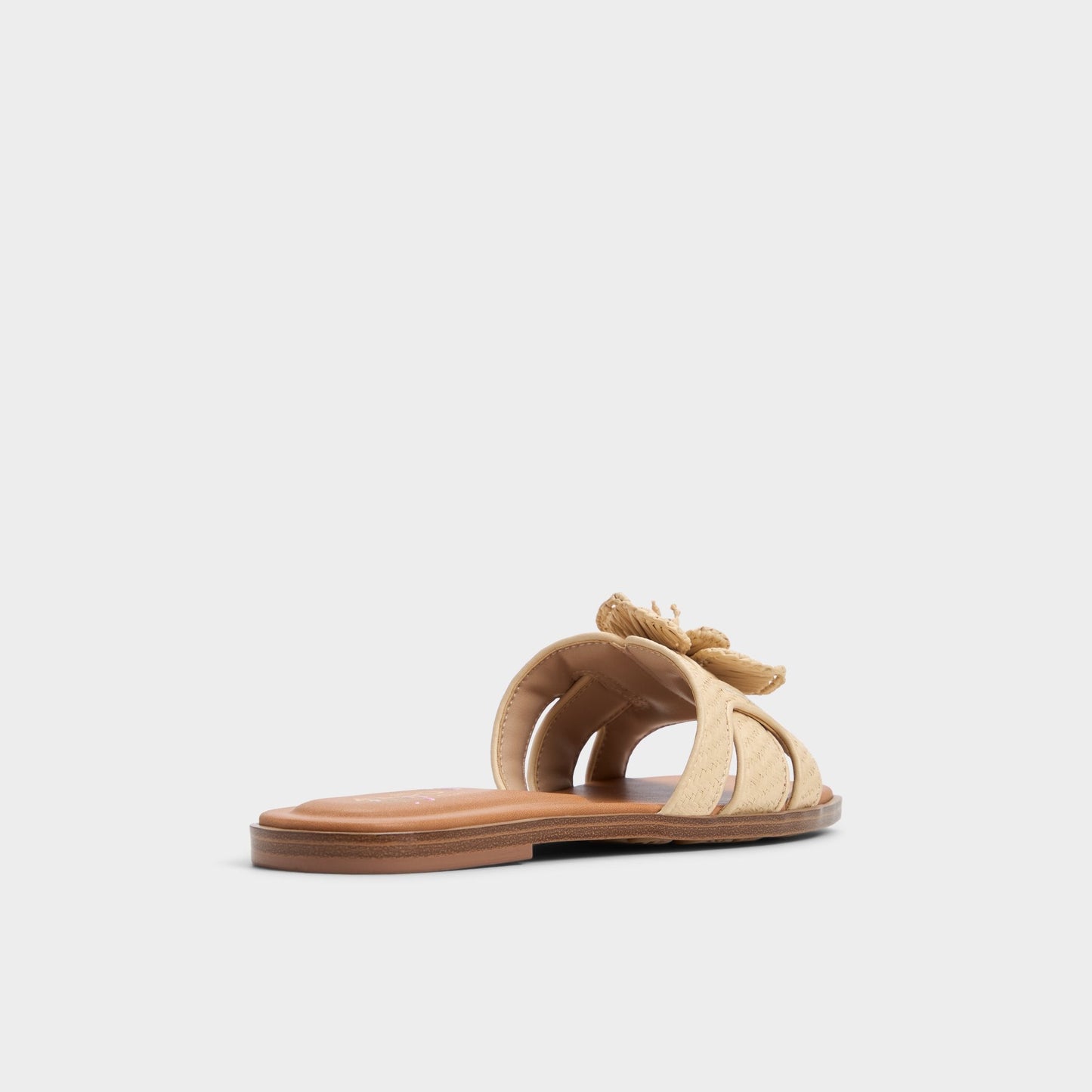 Seaflower Light Beige Women's Flats - Slide sandal - Light Beige