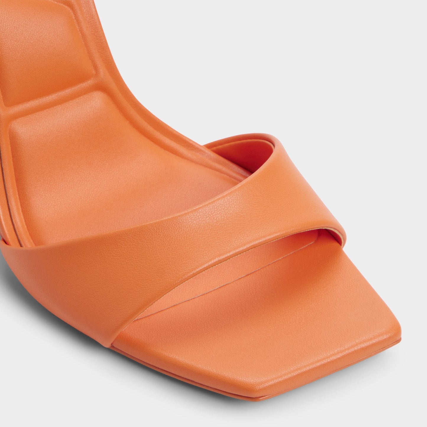 Illustrious Medium Orange Women's Strappy Heels - Strappy heeled sandal, Stiletto heel - Medium Orange