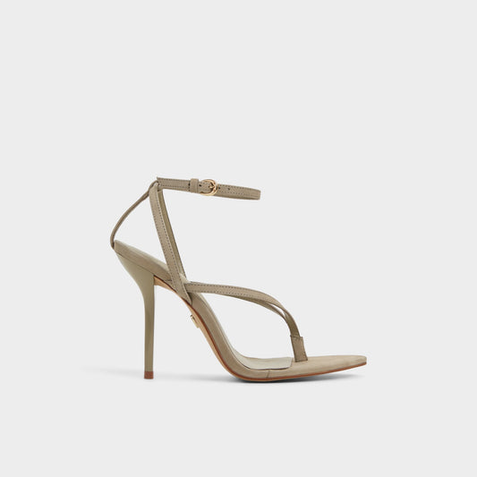 Abyfindley Other Green Women's Strappy sandals - Heeled flip flop, Stiletto heel - Other Green
