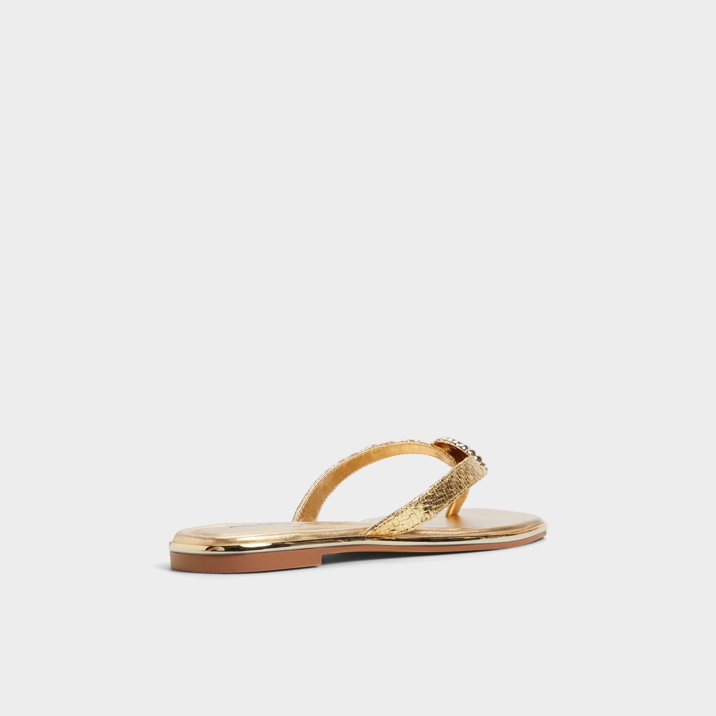 Conchiglia Gold Women's Flats - Flip flop - Gold