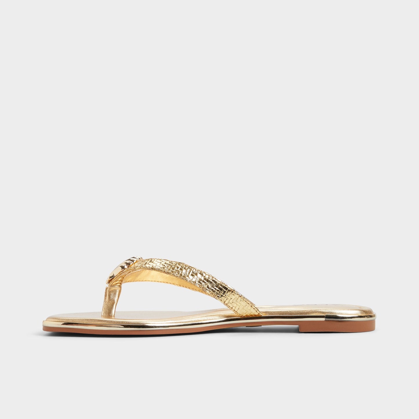 Conchiglia Gold Women's Flats - Flip flop - Gold