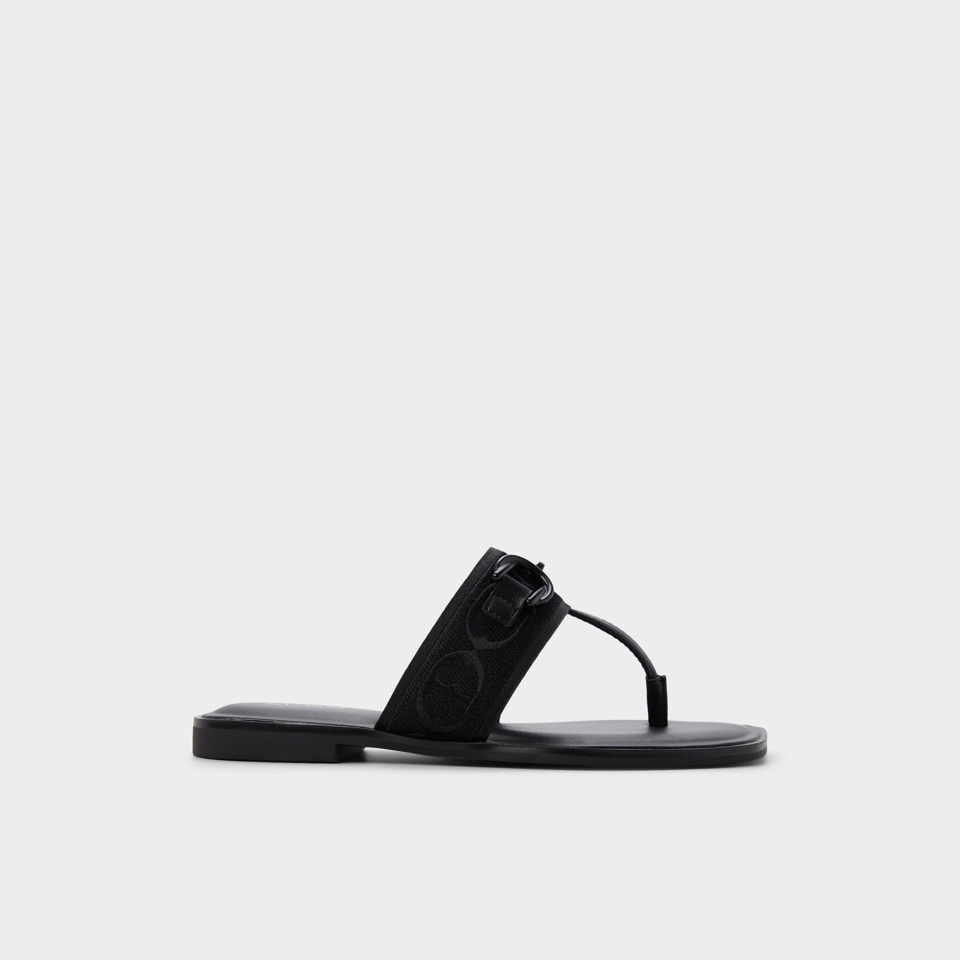 Coralynna in Black - T-strap sandal - Black