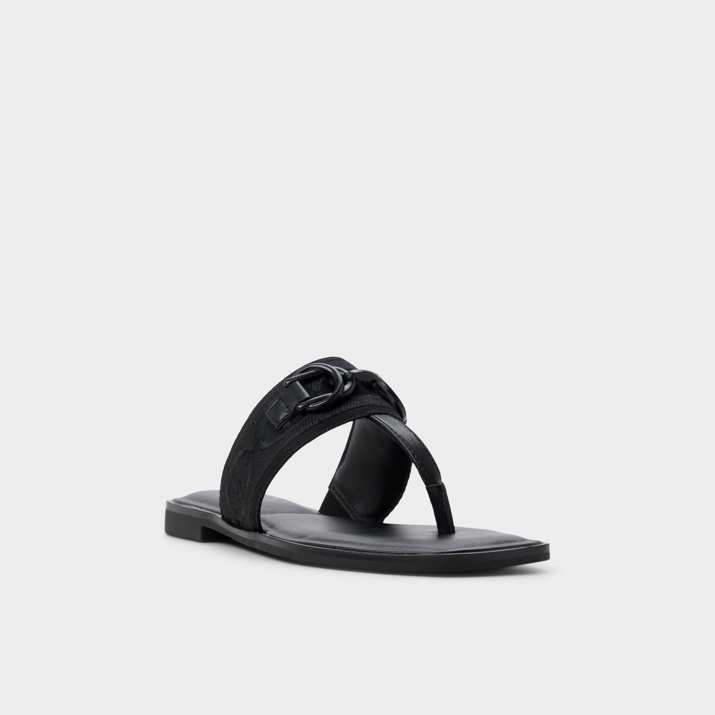 Coralynna in Black - T-strap sandal - Black