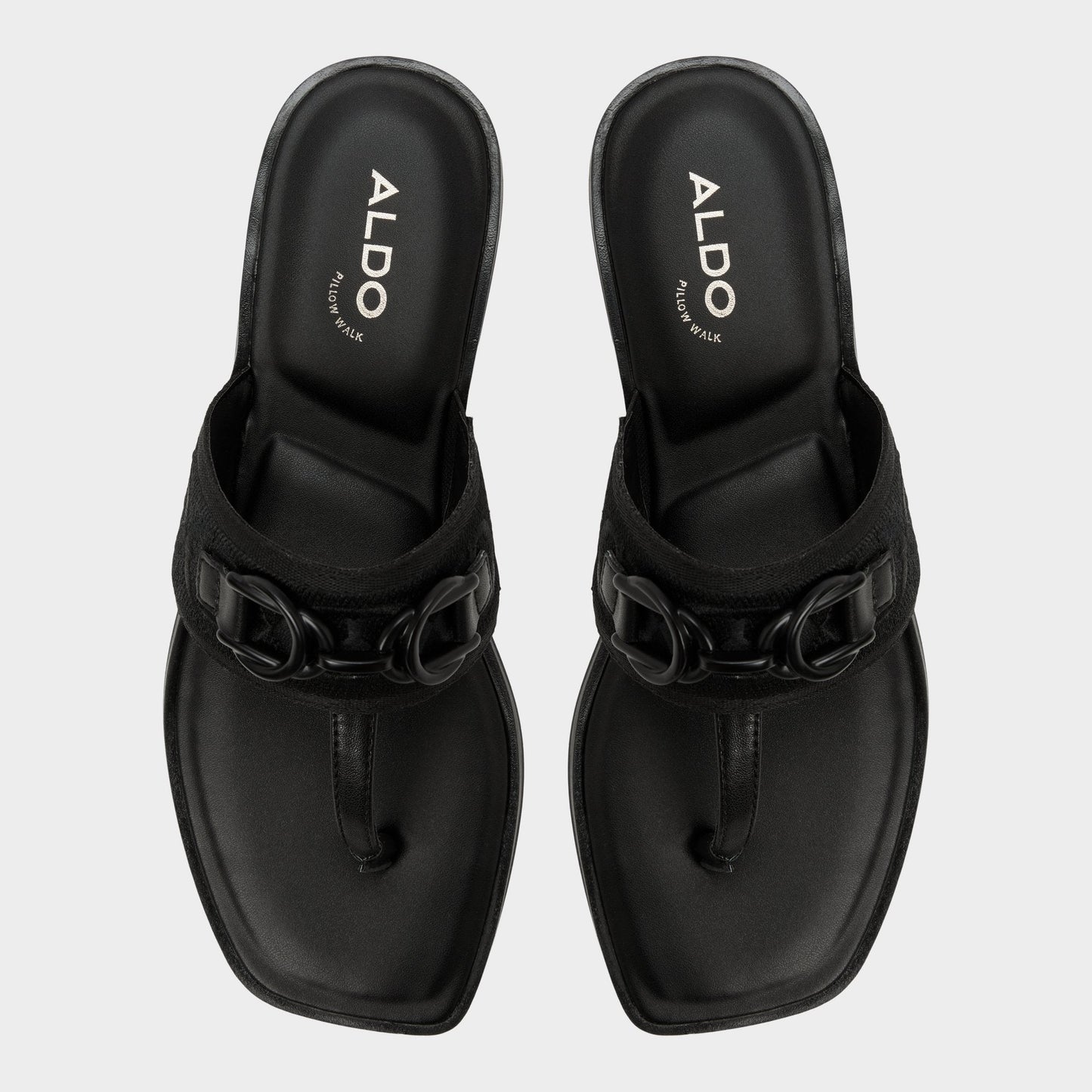 Coralynna in Black - T-strap sandal - Black