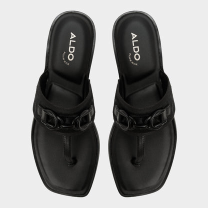 Coralynna in Black - T-strap sandal - Black