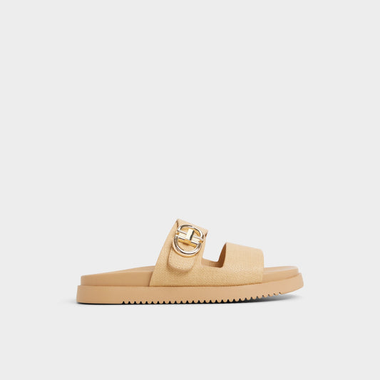 Daisymae Natural Women's Footbed sandals -  - Natural