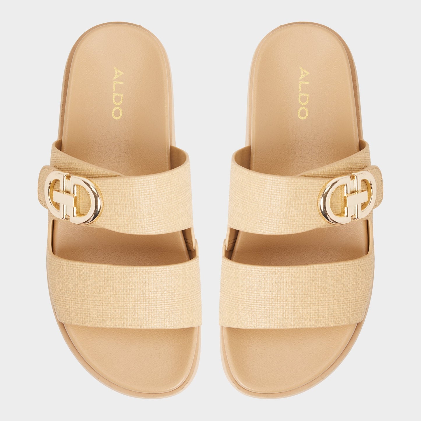 Daisymae Natural Women's Footbed sandals -  - Natural