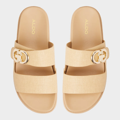 Daisymae Natural Women's Footbed sandals -  - Natural
