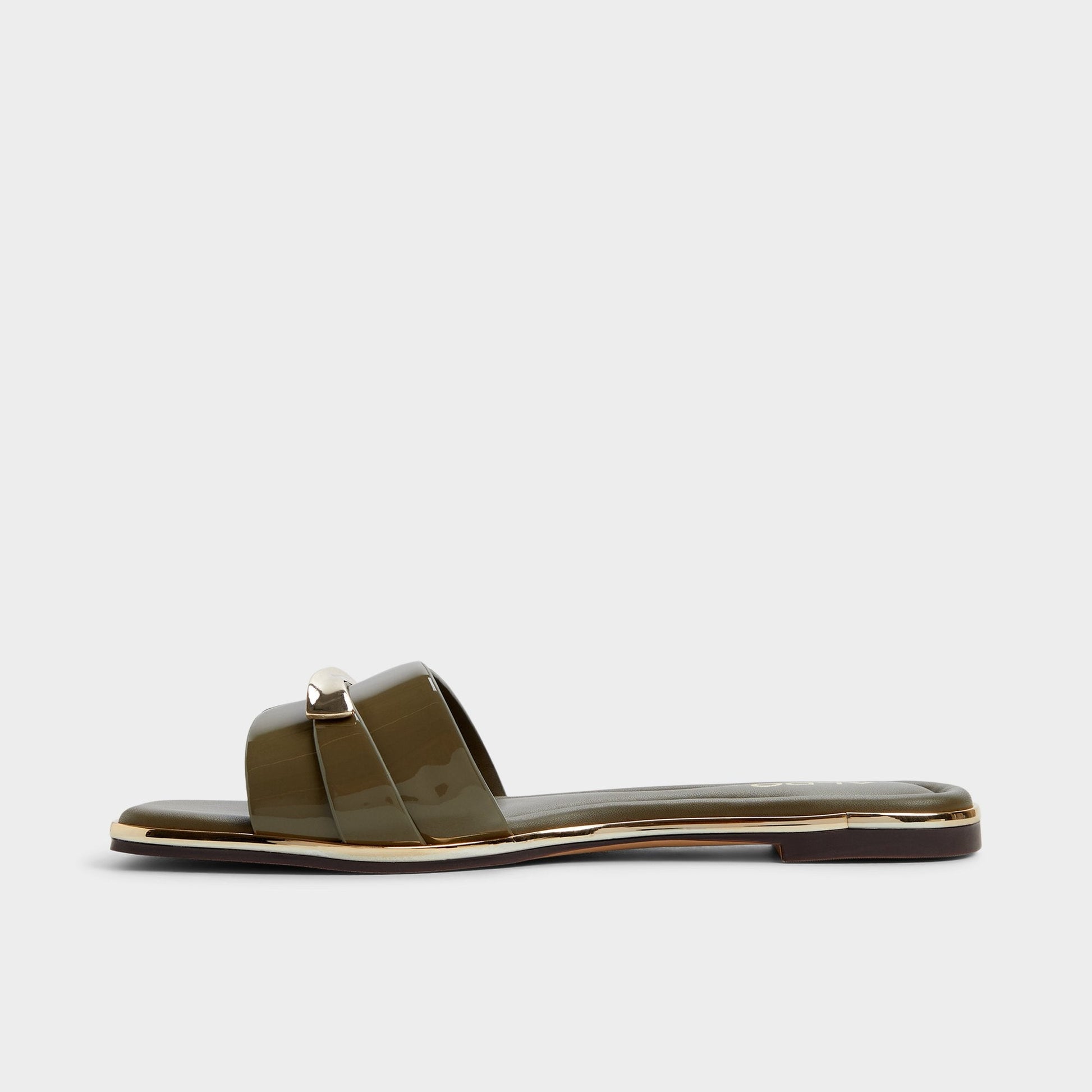 Darlina Other Green Women's Flats - Slide sandal - Other green