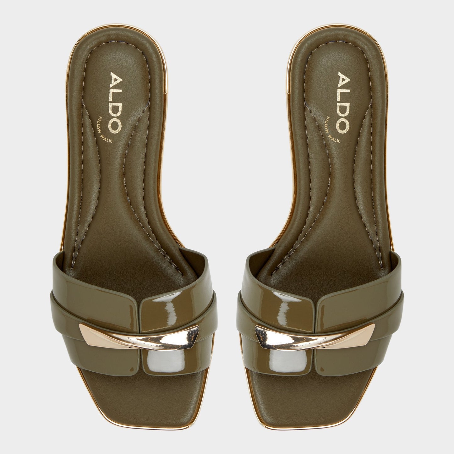 Darlina Other Green Women's Flats - Slide sandal - Other green