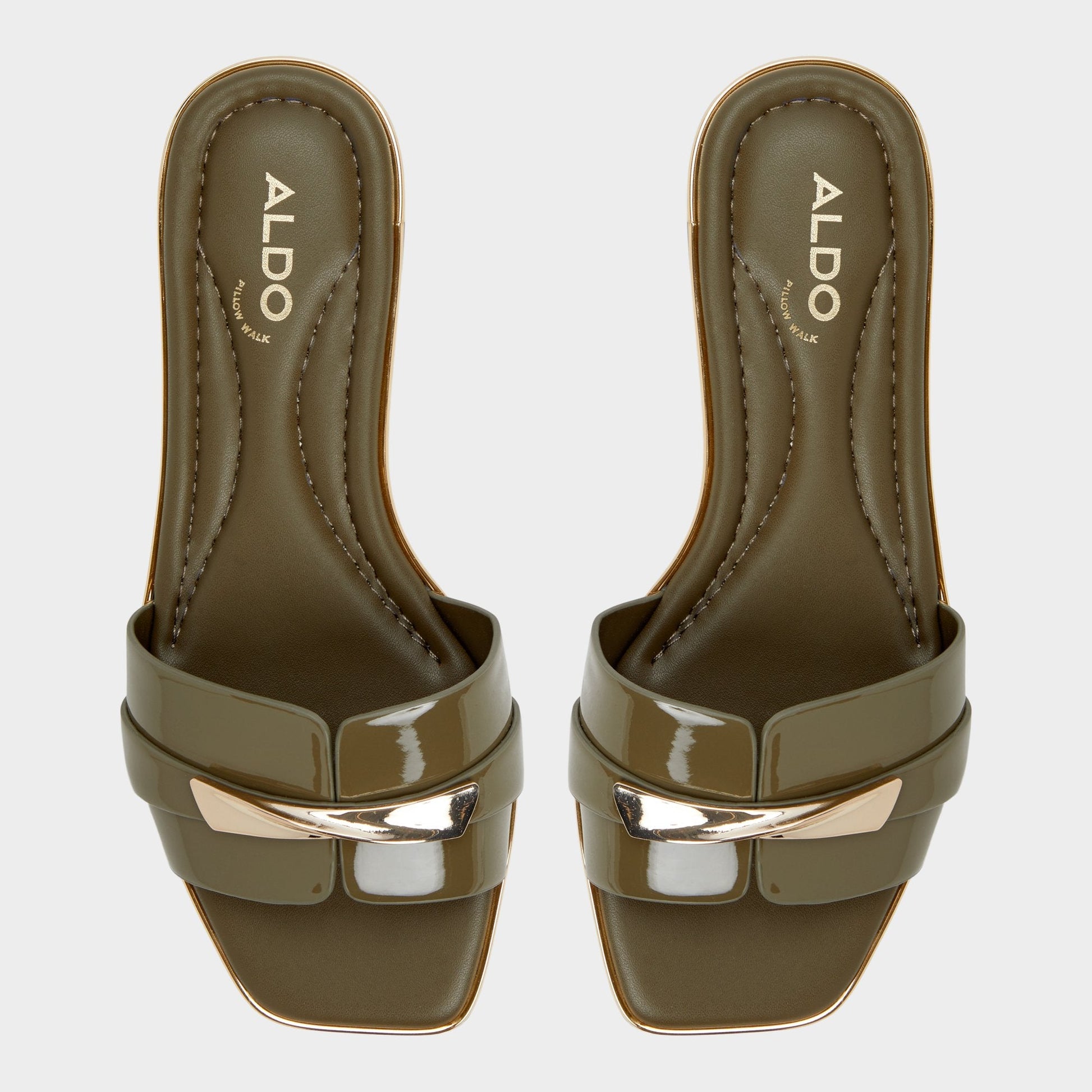 Darlina Other Green Women's Flats - Slide sandal - Other green