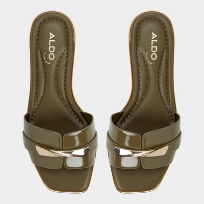 Darlina Other Green Women's Flats - Slide sandal - Other green