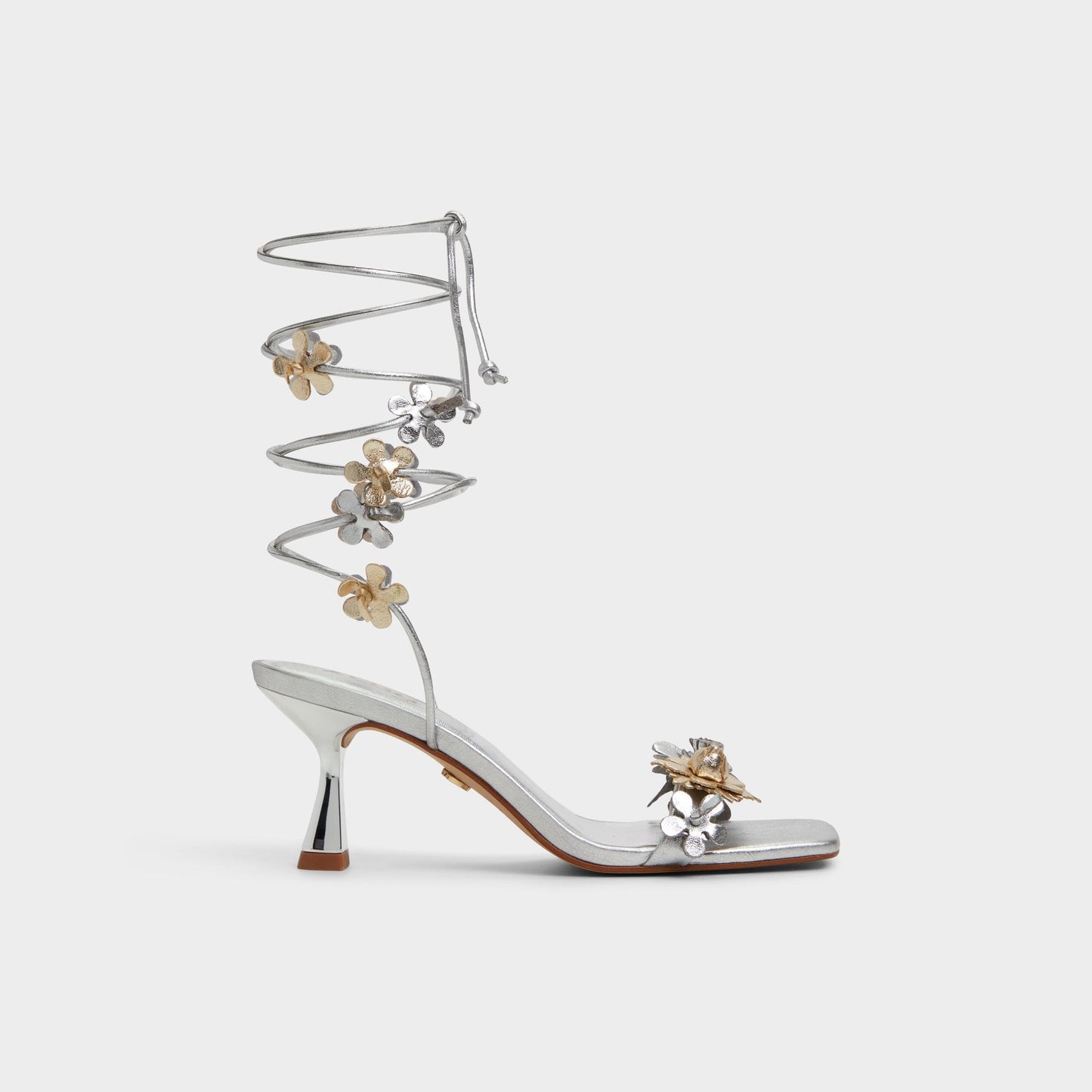 Fiorela Metallic Multi Women's Strappy sandals - Strappy heeled sandal - Metallic Multi