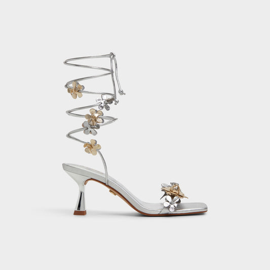 Fiorela Metallic Multi Women's Strappy sandals - Strappy heeled sandal - Metallic Multi