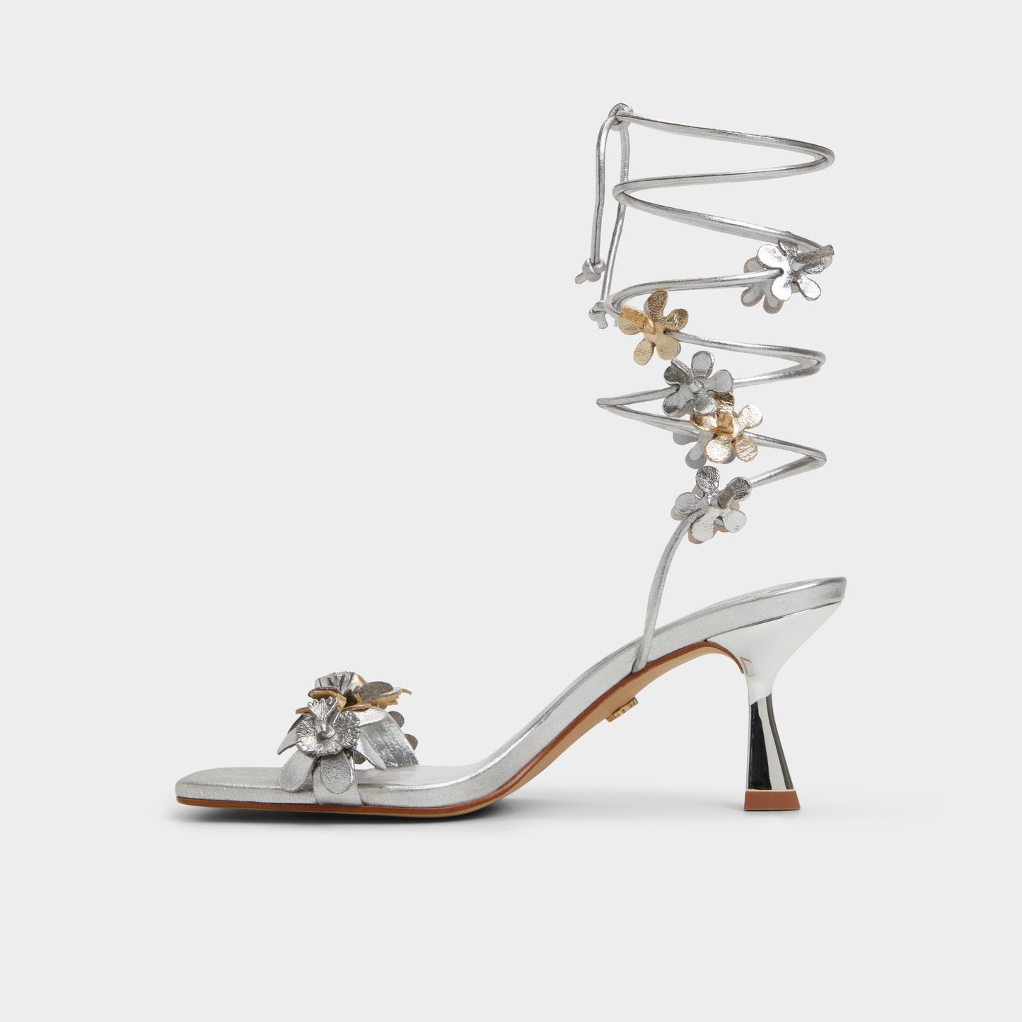 Fiorela Metallic Multi Women's Strappy sandals - Strappy heeled sandal - Metallic Multi