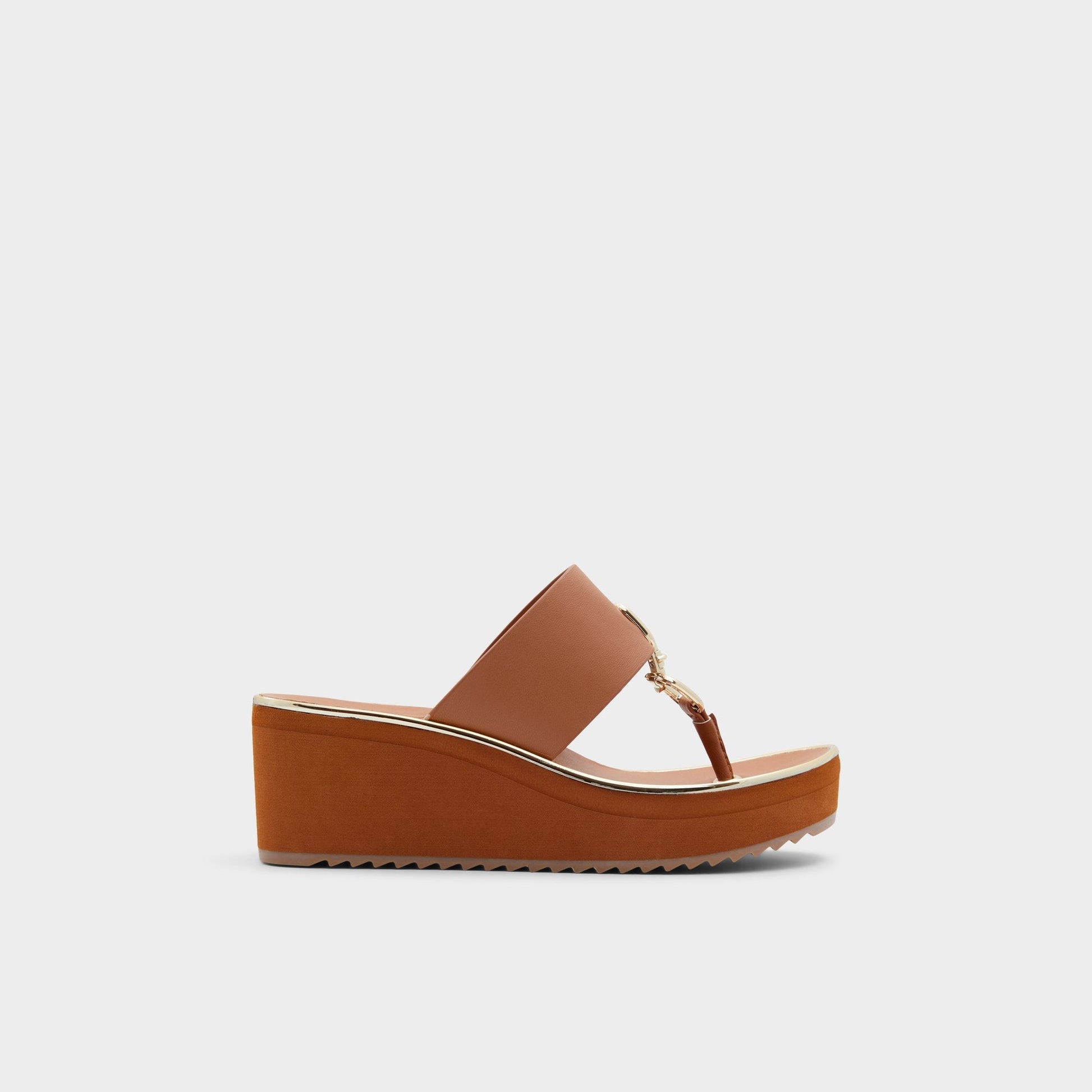 Maesllan Medium Brown Women's Wedges - Wedge sandal, Wedge heel - Medium Brown