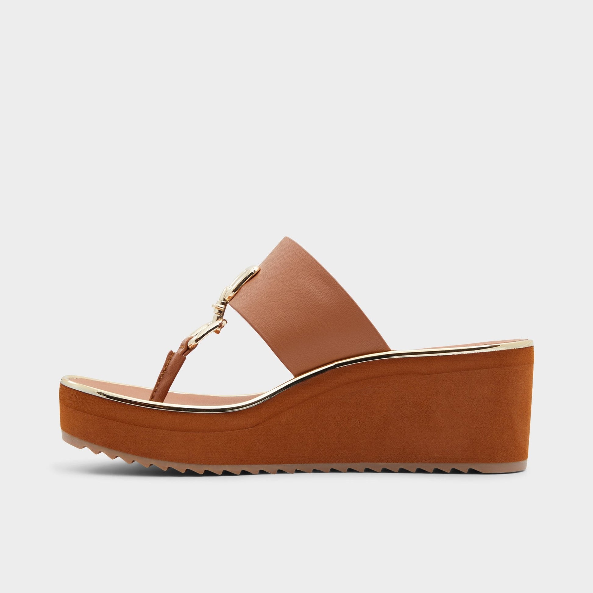 Maesllan Medium Brown Women's Wedges - Wedge sandal, Wedge heel - Medium Brown