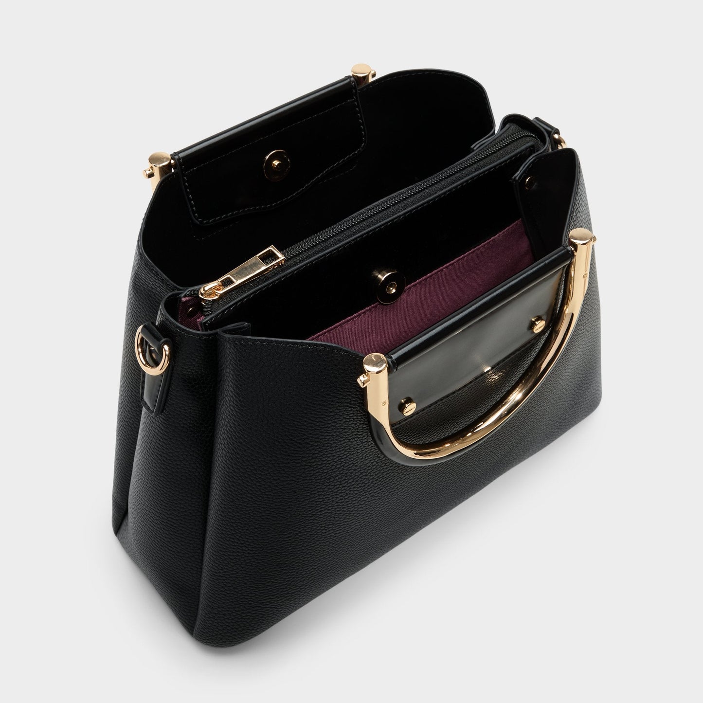 Sloanaa in Black - Satchel bag - Black