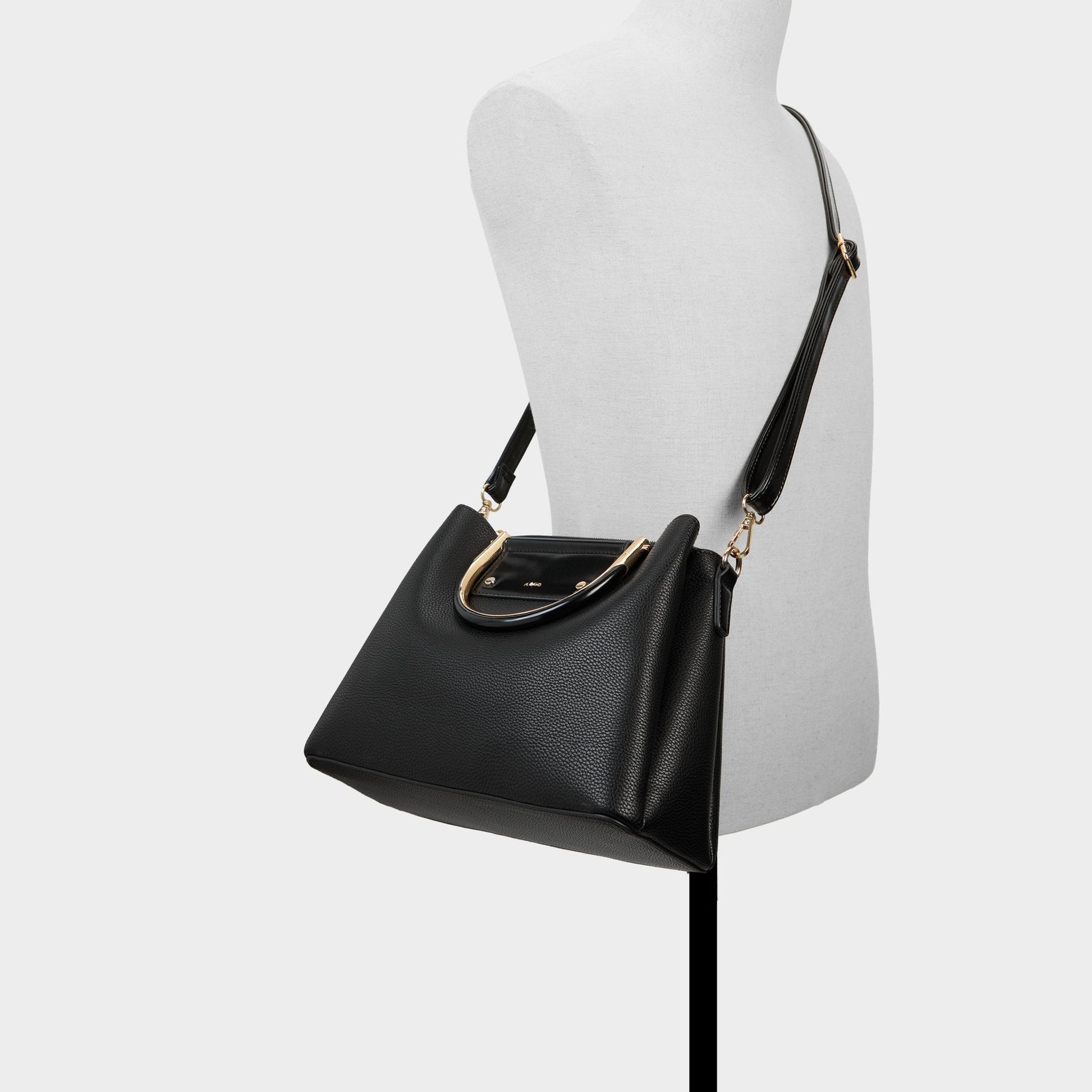 Sloanaa in Black - Satchel bag - Black