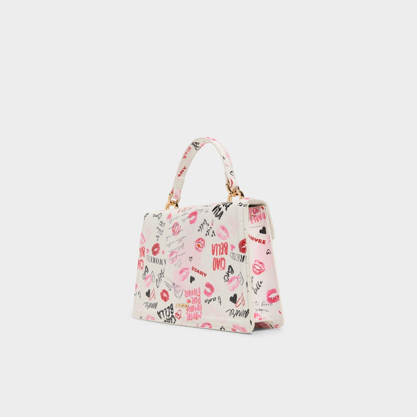 Bellavitaa in White Combo - Top handle bag - White combo