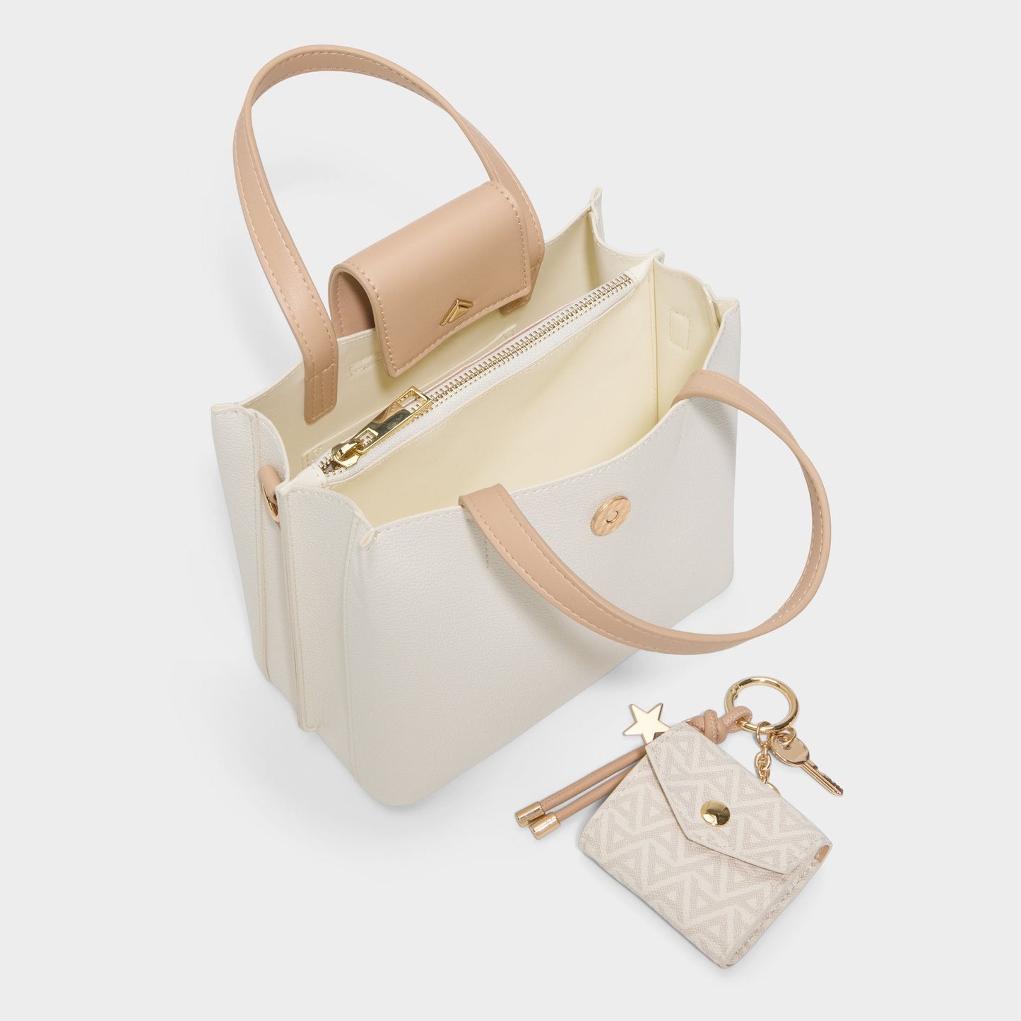 Calioraa in Bone - Satchel bag - Bone