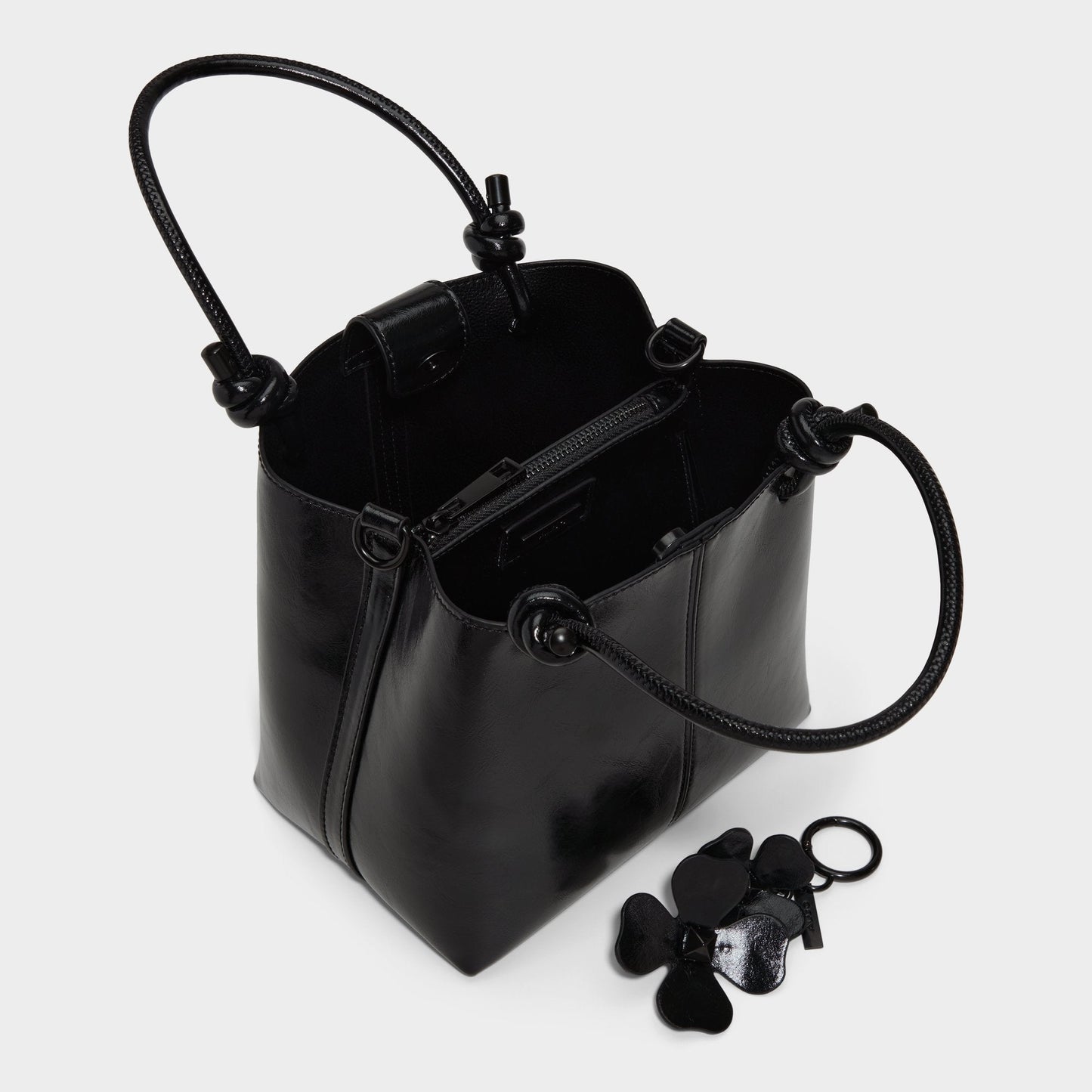 Evililyaa in Black Black - Satchel bag - Black/Black