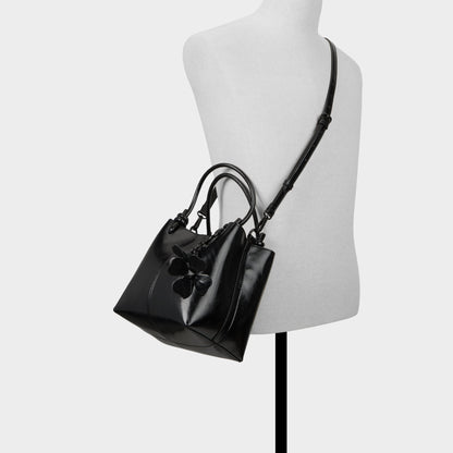 Evililyaa in Black Black - Satchel bag - Black/Black
