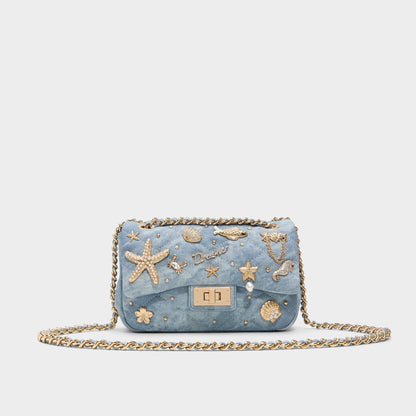 Seadreamm Denim Women's Crossbody Bags - Crossbody bag - Denim