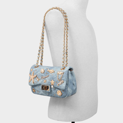 Seadreamm Denim Women's Crossbody Bags - Crossbody bag - Denim