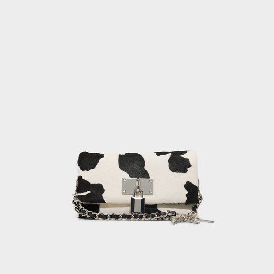 Jackiemini in Black White - Crossbody bag - Black/white