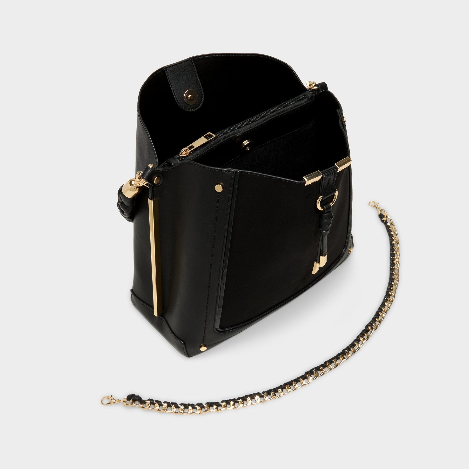 Nalaynaa in Black - Bucket bag - Black