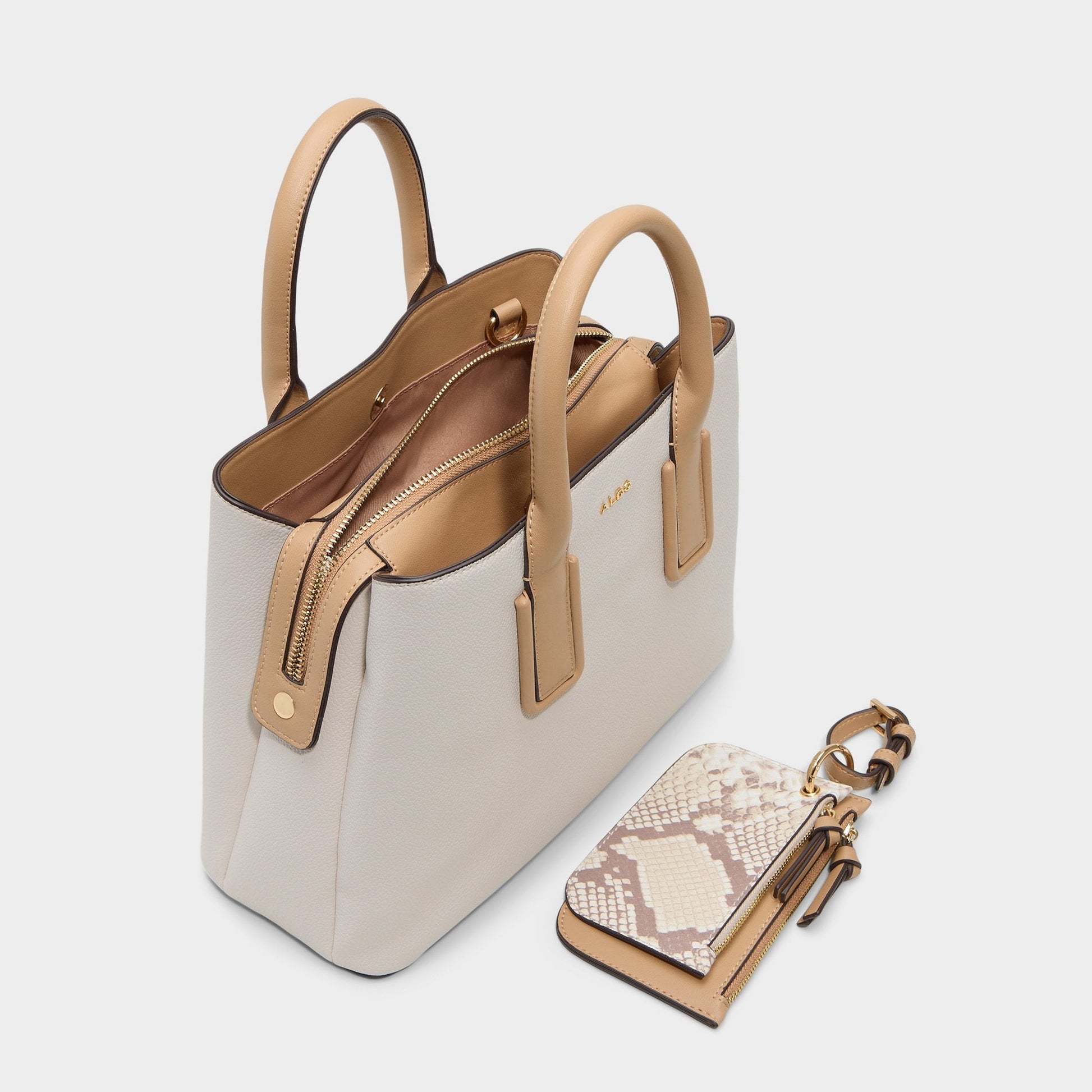 Jeynnaa in Bone - Satchel bag - Bone