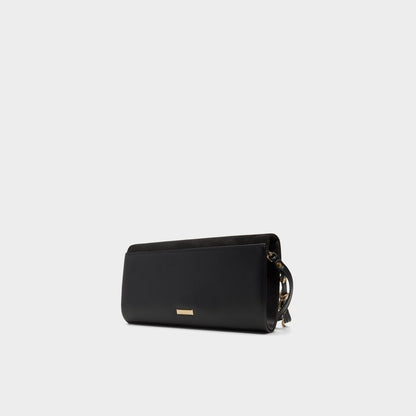 Serpantee in Black - Clutch - Black