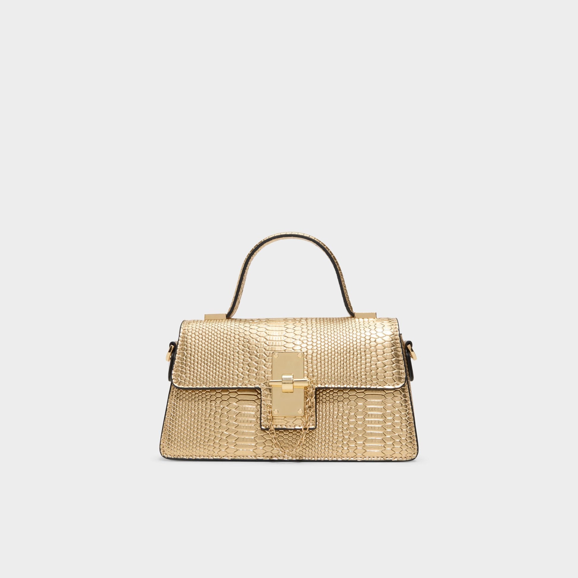 Callunaax Gold Women's Top Handle Bags - Top handle bag - Gold