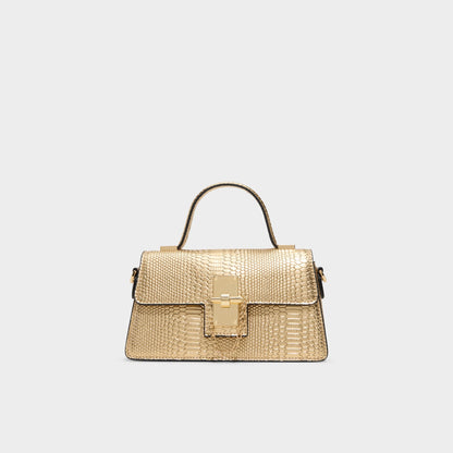 Callunaax Gold Women's Top Handle Bags - Top handle bag - Gold