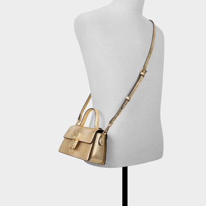 Callunaax Gold Women's Top Handle Bags - Top handle bag - Gold