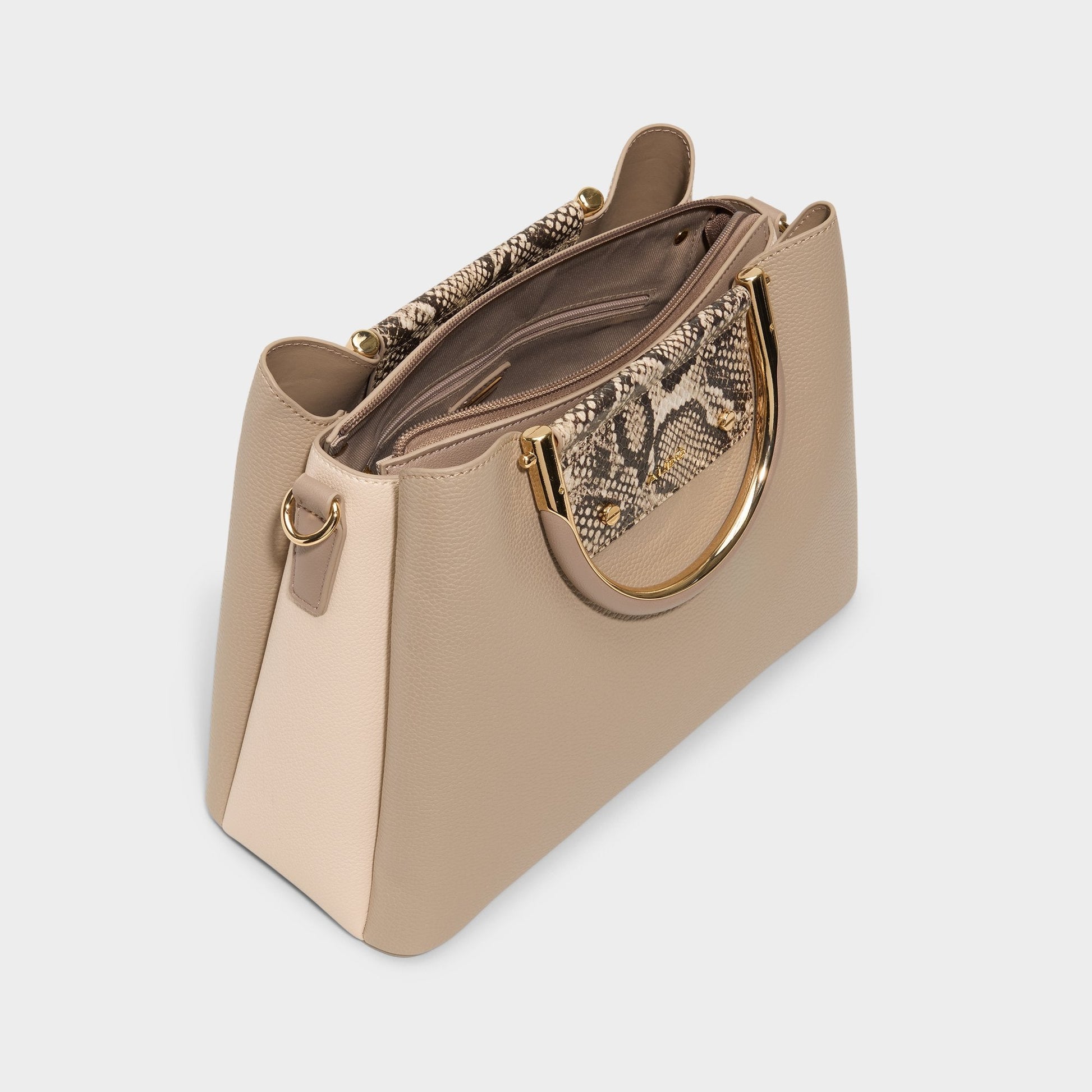 Sloanaa in Taupe - Satchel bag - Taupe