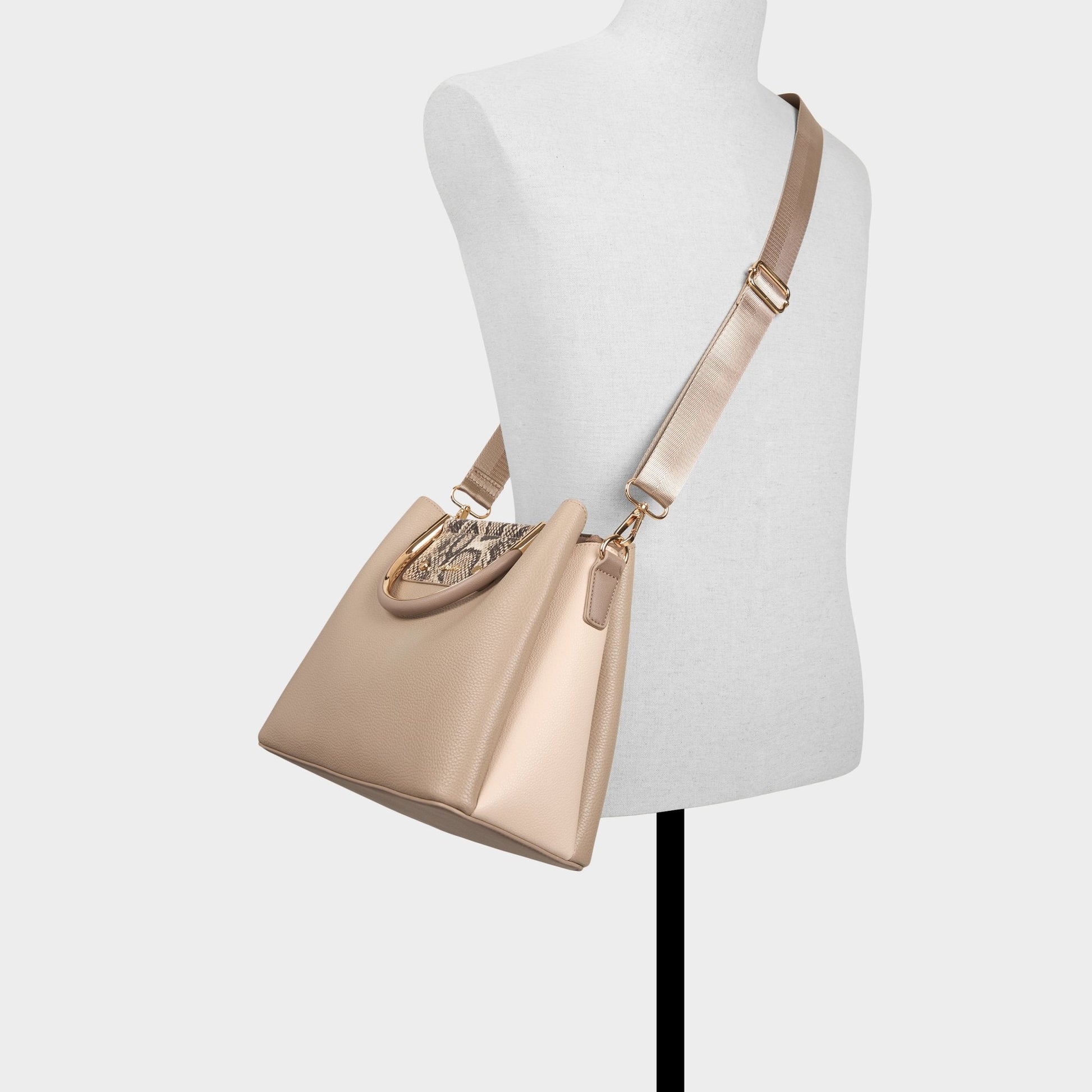 Sloanaa in Taupe - Satchel bag - Taupe
