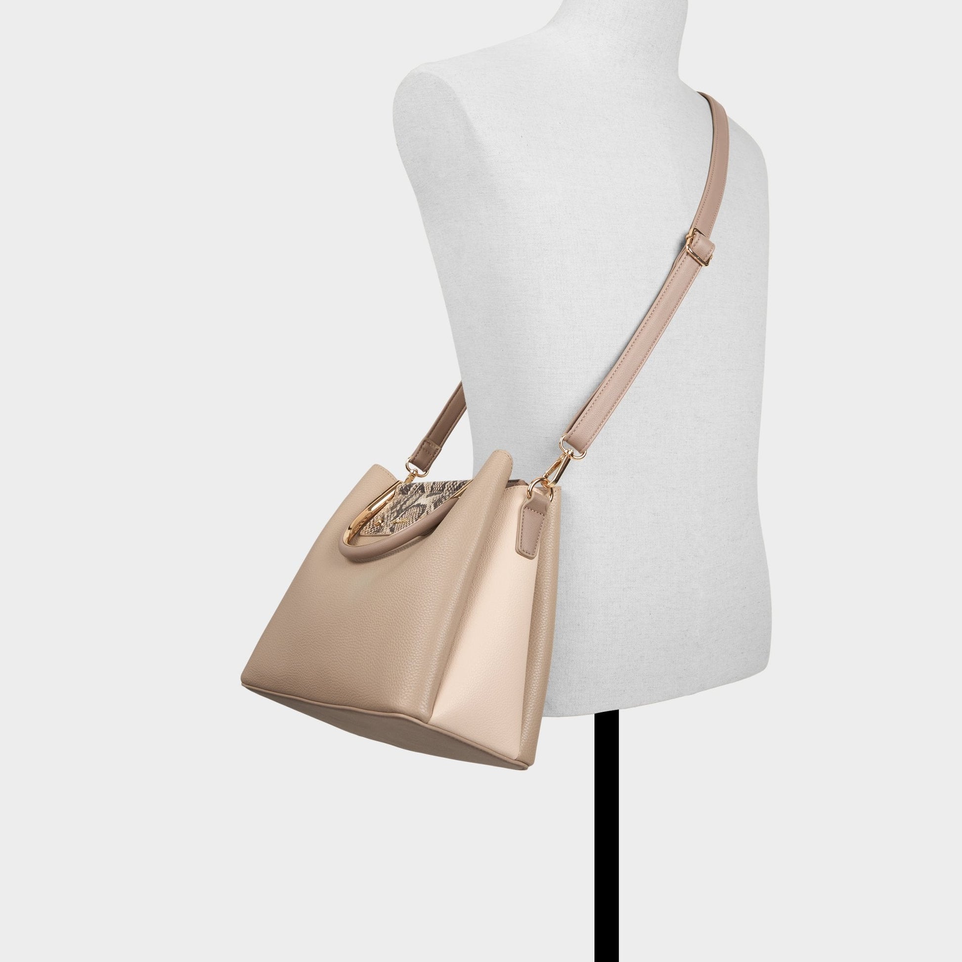 Sloanaa in Taupe - Satchel bag - Taupe