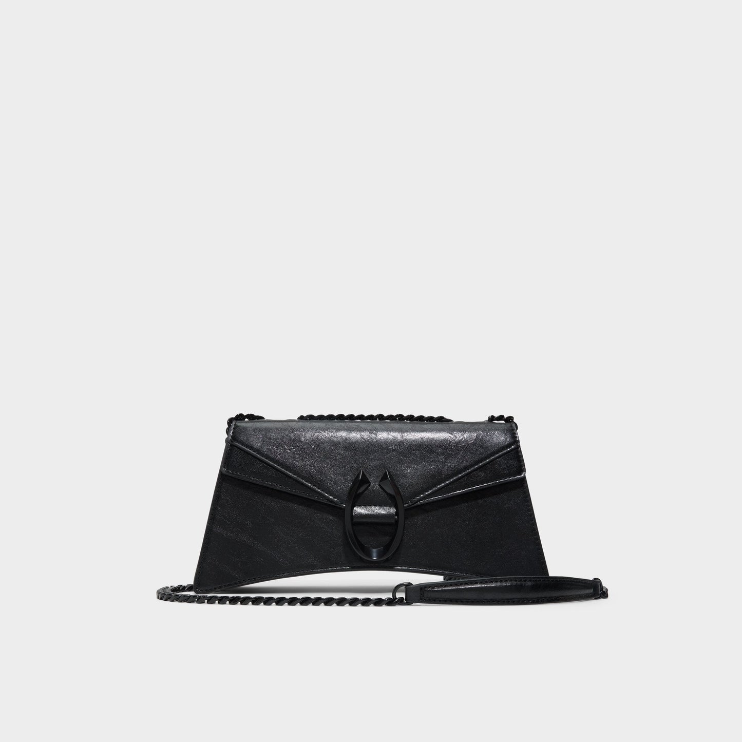 Forturaa in Black Black - Crossbody bag - Black/black