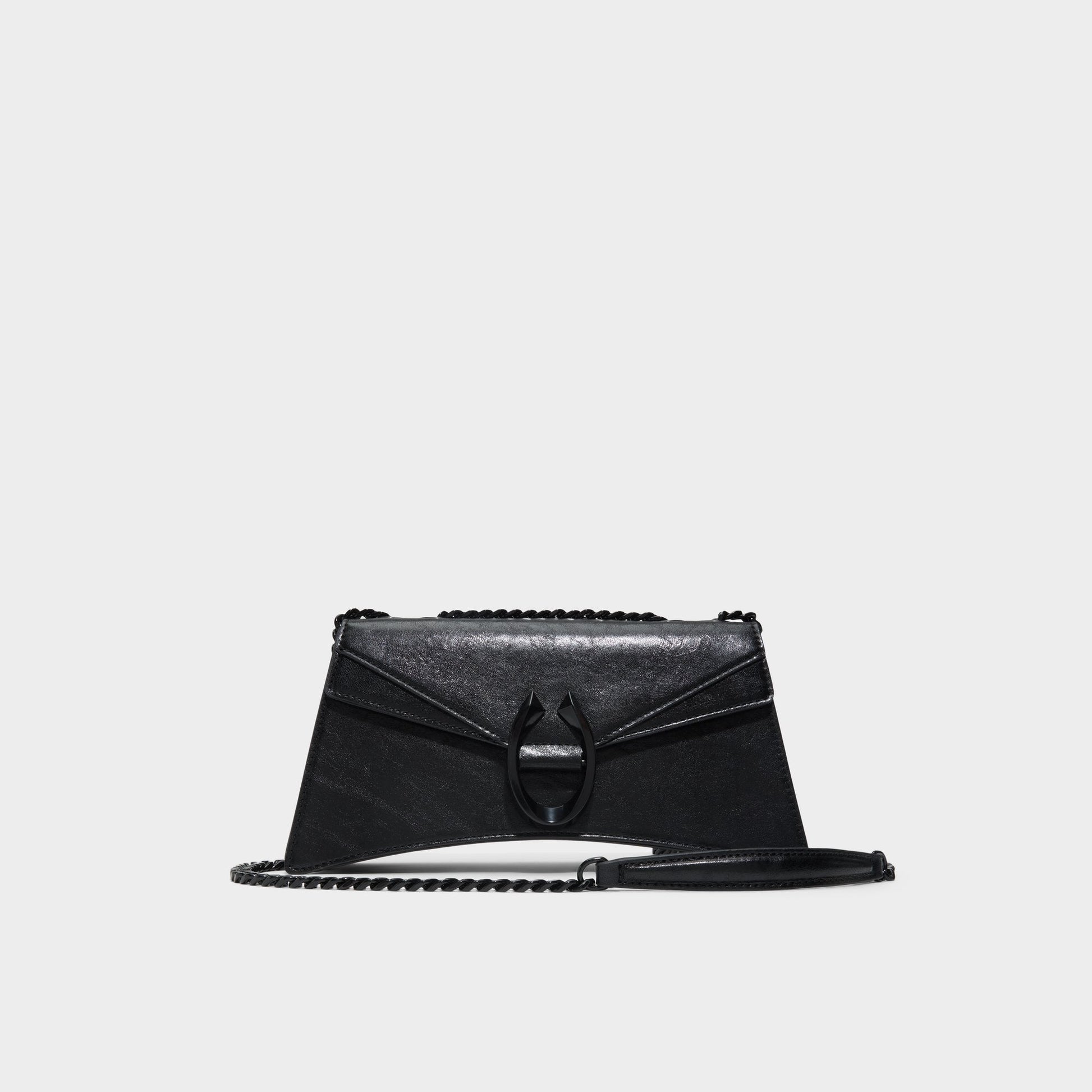 Forturaa in Black Black - Crossbody bag - Black/black