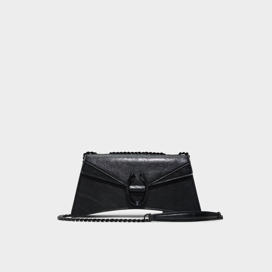 Forturaa in Black Black - Crossbody bag - Black/black