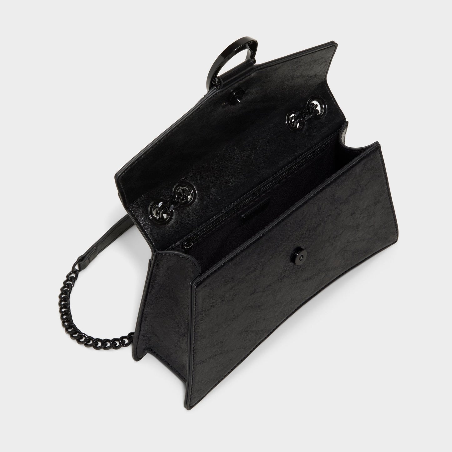 Forturaa in Black Black - Crossbody bag - Black/black
