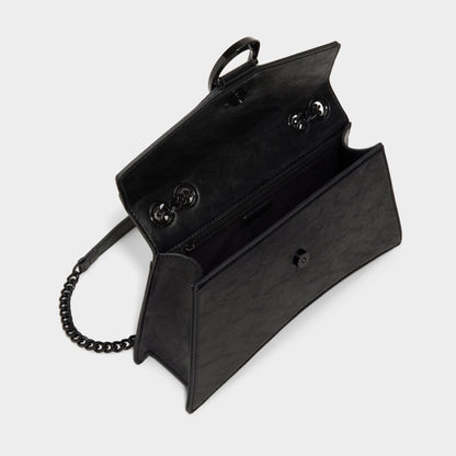 Forturaa in Black Black - Crossbody bag - Black/black
