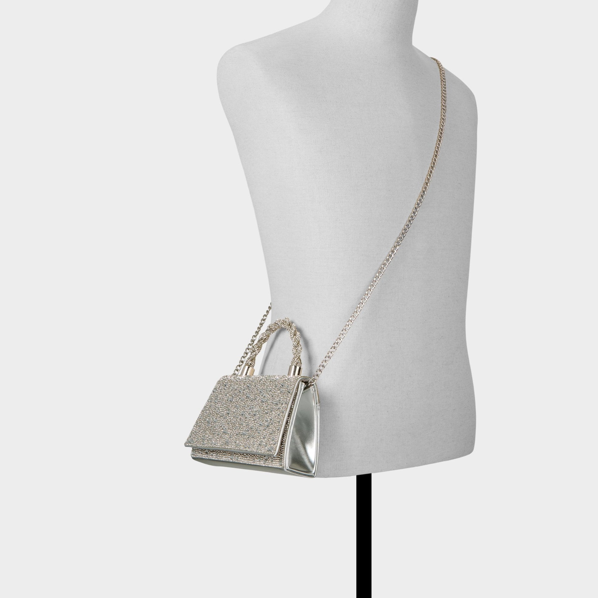 Josephinaa in Silver - Top handle bag - Silver