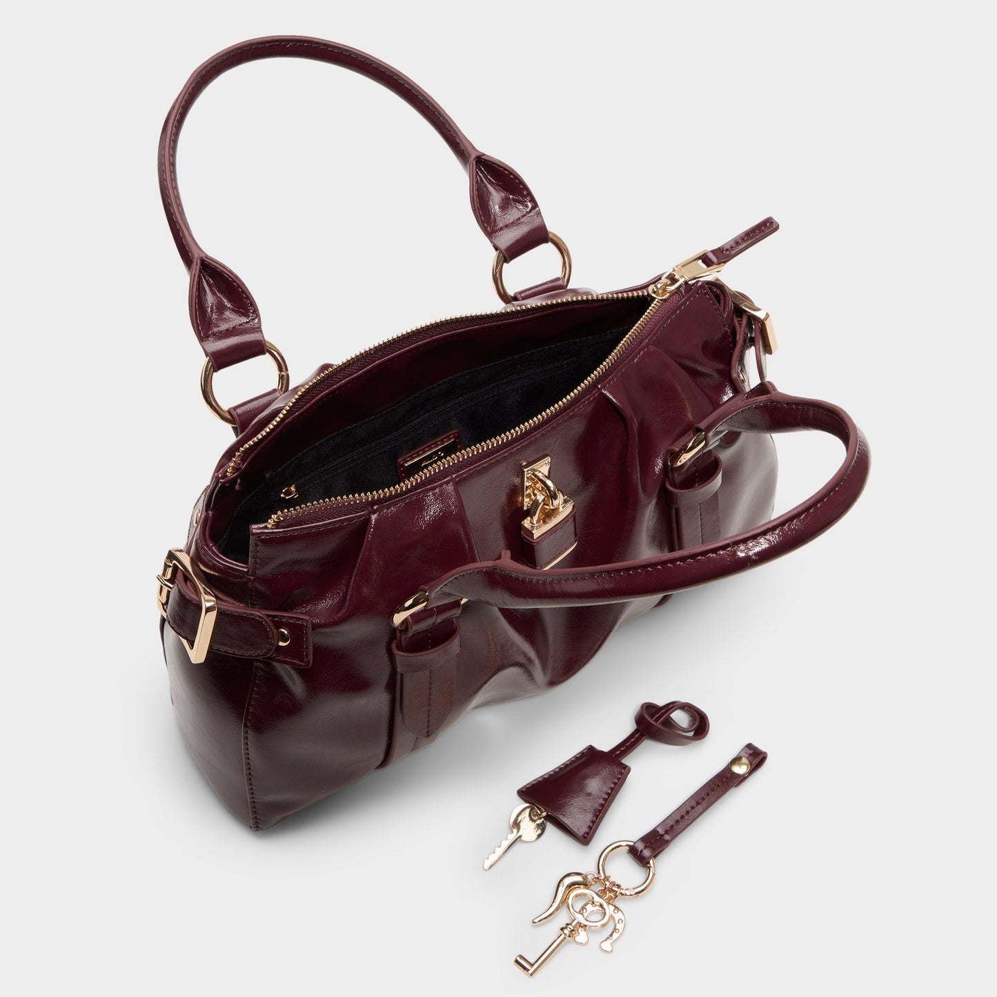 Alosaa in Bordo - Satchel bag - Bordo